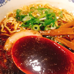 樹亭 - ラーメン 750円 煮卵トッピング100円