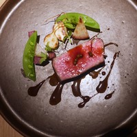 S'ACCAPAU - 赤牛のロースト グリーンペッパー 大根