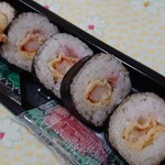 さんき茶屋 - 紀州南高梅入りえび天巻き(450円)