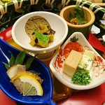 ほてい屋 - 地鶏など小鉢