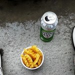 秩父宮ラグビー場 売店 - 案外ボリュームあります。