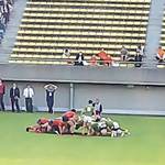 秩父宮ラグビー場 売店 - 押せ押せ大東。