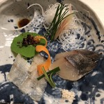 鰻はし本 - 鰻と岩魚のお造り