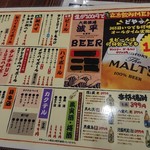 浜焼き・串かつ酒場 波平 - メニュー