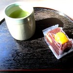 房総のむら 茶店 - 料理写真:栗むし羊羹！