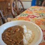 さんこうえん - 梨カレー(ハーフサイズ)350円