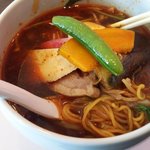 四川菜麺 紅麹屋 - 麻辣湯麺アップ