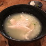 鶏一途 - 霜降り地鶏のスープ茶漬け