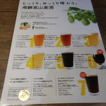 Jibiruya - 地ビールメニュー