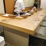 鮨　まつ本 - 内観