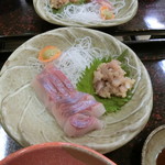 かぎや旅館 - イワナの刺身