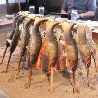 柳家 - 鮎様がお出迎え