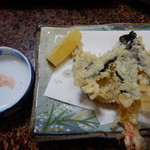 万盛寿し - 天ぷら食べました、、、、