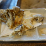 柳家 - きのこの天ぷら