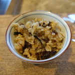 柳家 - きのこと山椒の炊き込みご飯