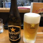 たけ屋 - ビンビール