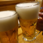 イソノサザエ - 生ビール