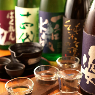 与日本料理完美搭配！烧酒和清酒也很丰富