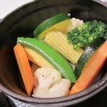 ラ・メール・プラール - ラ・メール・プラール伝統のオムレツ(季節の野菜)。