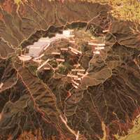 富士屋ホテル - 箱根のジオラマ地図