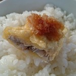 みやこ食堂 - アジは予想以上に肉厚小骨などは一切気になりません