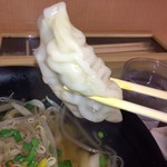 ふる里うどん  - 親鳥水餃子   これだけでも相当に美味しい