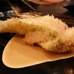 串揚げはやし - キスの大葉