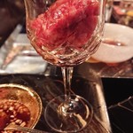 串揚げはやし - ユッケ