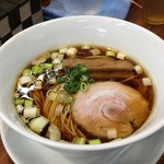 千茶屋 - 相方は醤油らーめん　６８０円を
