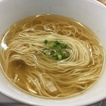 千茶屋 - スープに麺とネギだけ～