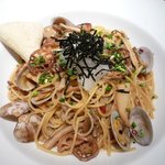 Orto Caffe - あさりとレンコンの和風パスタ