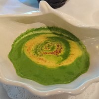 トレーダーヴィックス東京 - TRADER VIC'S ＠The New Otani Tradition Lunch で選んだ 牡蠣とほうれん草のクリームスープ “ボンゴ ボンゴ”