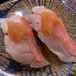 回転寿司 おかべ屋 - 炙り金目