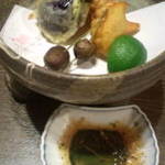 グランディア芳泉 - 伊勢えび揚げ　みぞれ酢