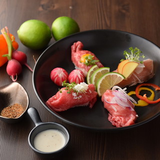 毎日ok 2時間食べ放題 40種の肉炙り寿司食べ放題 2860円 2160円 席料 お通し込み 盛岡個室居酒屋 和菜美 盛岡大通店 Wasabi 盛岡 居酒屋 食べログ