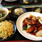 宝龍 - 酢豚の定食 ¥880