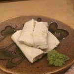 蕎麦きり 京橋 山茂登 - 湯葉刺身