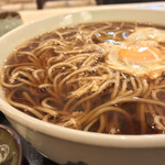 味奈登庵 - #食べログ的に撮るとこうなる。  
      ま、月見そばだね