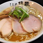 らぁ麺 飛鶏 - 甘えび白湯そば(全部のせ）