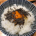 つけそば 神田 勝本 - この後混ぜ混ぜして頂きます！