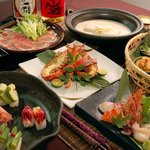 Kichirimanayadoutomboriten - きちり真菜や のコース料理