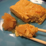 室町 砂場 - 染おろしを添えて