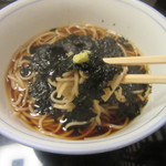 室町 砂場 - 花まきそばを啜る