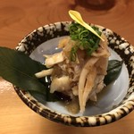 手酌割烹 てら田 - ふぐと松茸の卸し和え