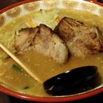 らーめん右京 - 右京熟成味噌叉焼麺　￥1,080
            