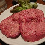 ホルモンさわ - もはやステーキの様な厚切り上タン塩で～す！✌️