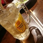 ホルモンさわ - こちらはちゃんと美味しいハイボールで～す！