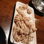 ホルモンさわ - 塩ホルモン２人前で～す！こちらも撮影前に何個か焼き焼きしてしまいました！。。(〃_ _)σ∥