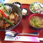 Tosaya - 和牛ステーキ丼 ￥1200
