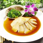 Boiled abalone in oyster sauce